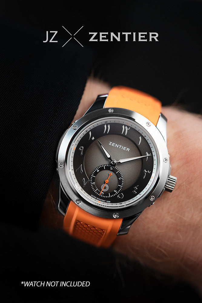 Watch straps Z2 x JZ - Limited Edition Rubber Strap ORANGE