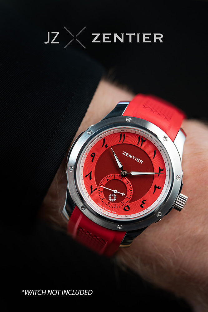 Watch straps Z2 x JZ - Limited Edition Rubber Strap RED